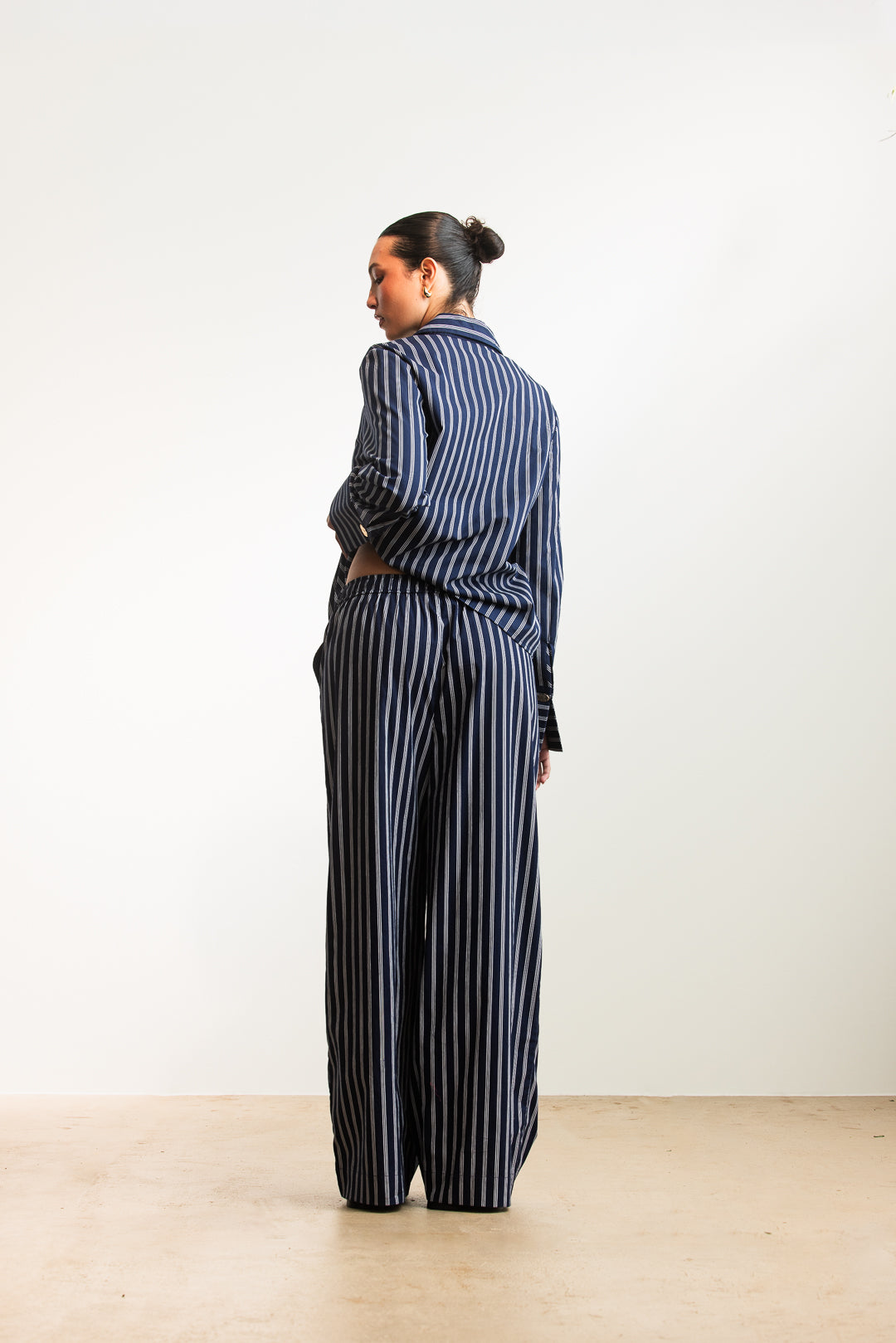 Nomsa Pull On Stripe Trouser
