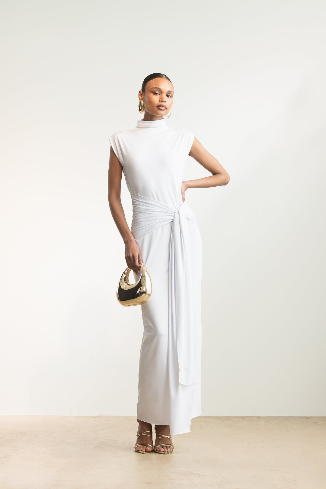 Ariel Knot Front Maxi _ 168458 _ White