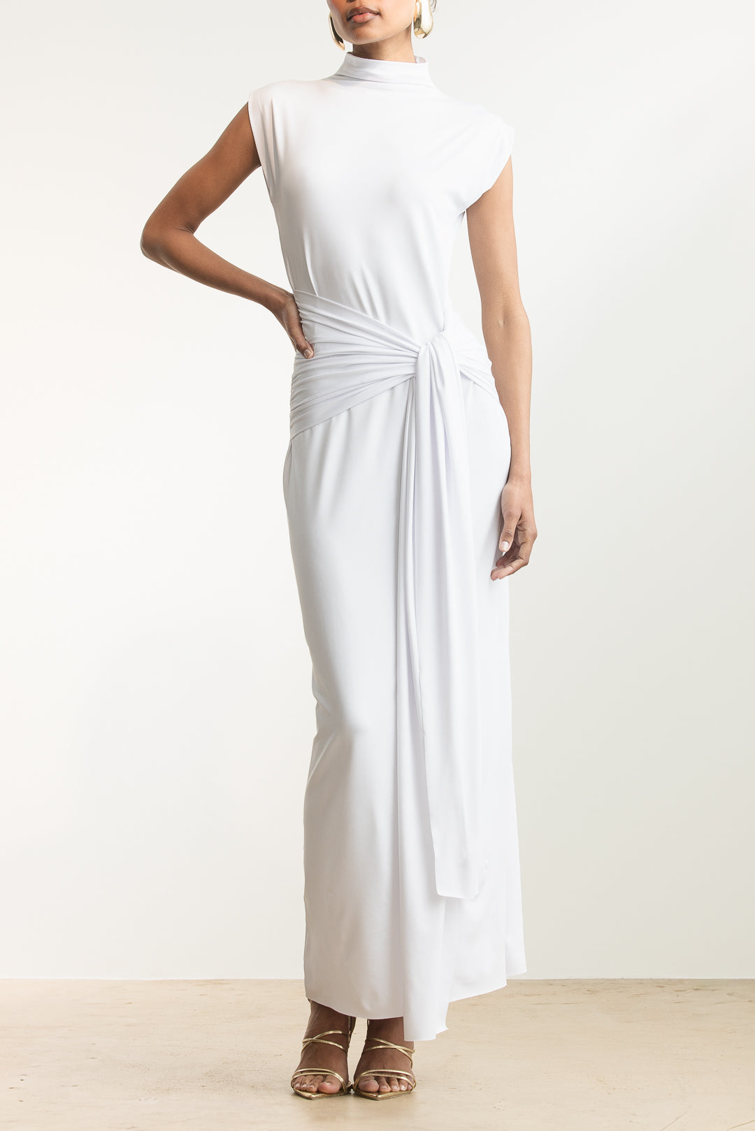 Ariel Knot Front Maxi _ 168458 _ White