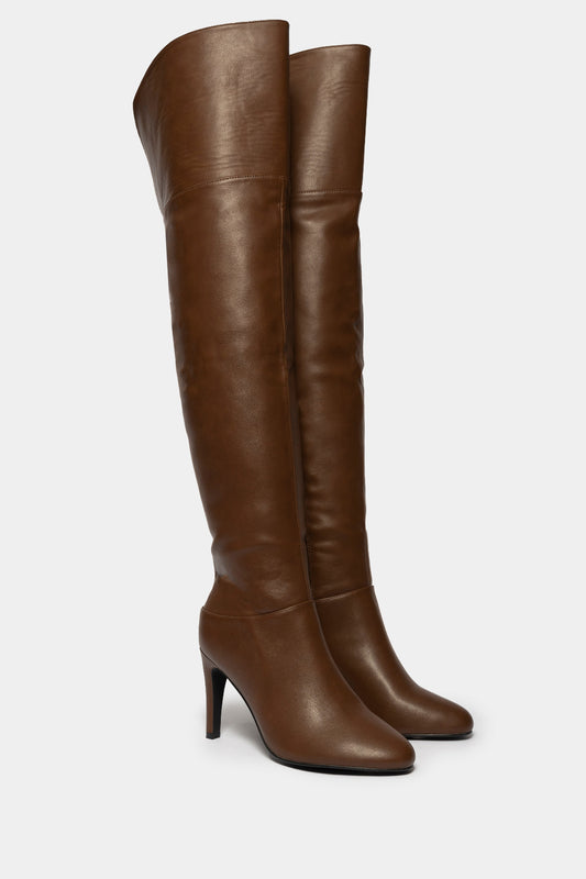 Ntsiki Knee Length Boot _ 162775 _ Brown