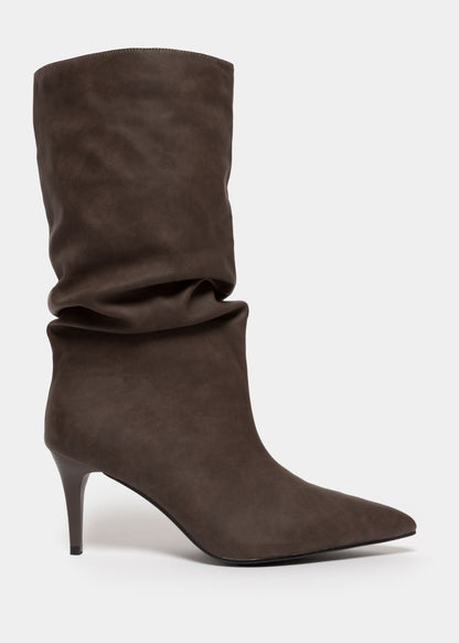Konaye Slouchy Boot _ 162779 _ Chocolate
