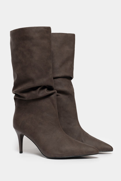 Konaye Slouchy Boot _ 162779 _ Chocolate