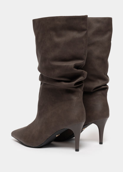 Konaye Slouchy Boot _ 162779 _ Chocolate