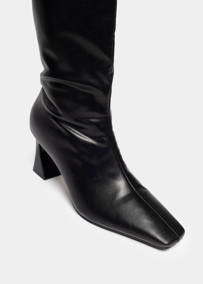 Michelle Long Boots _ 162748 _ Black Texture