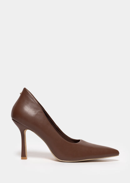 Kelly Court Heel _ 158486 _ Brown