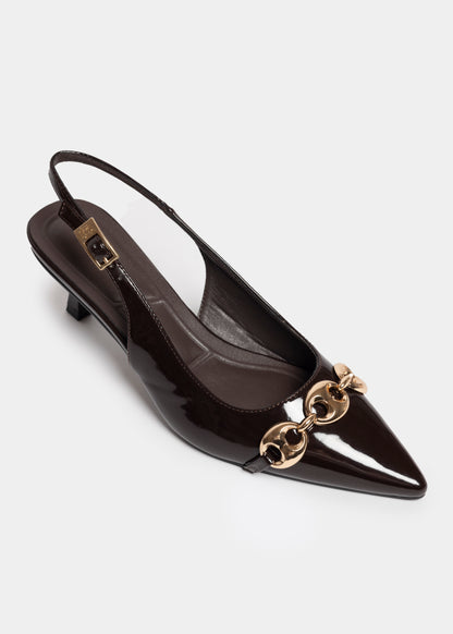 Banele Slingback _ 162786 _ Chocolate