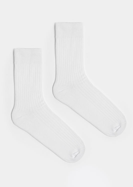 High Socks _ 162047 _ White