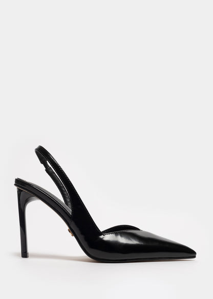 Gigi Pointy Heel _ 163162 _ Black Texture