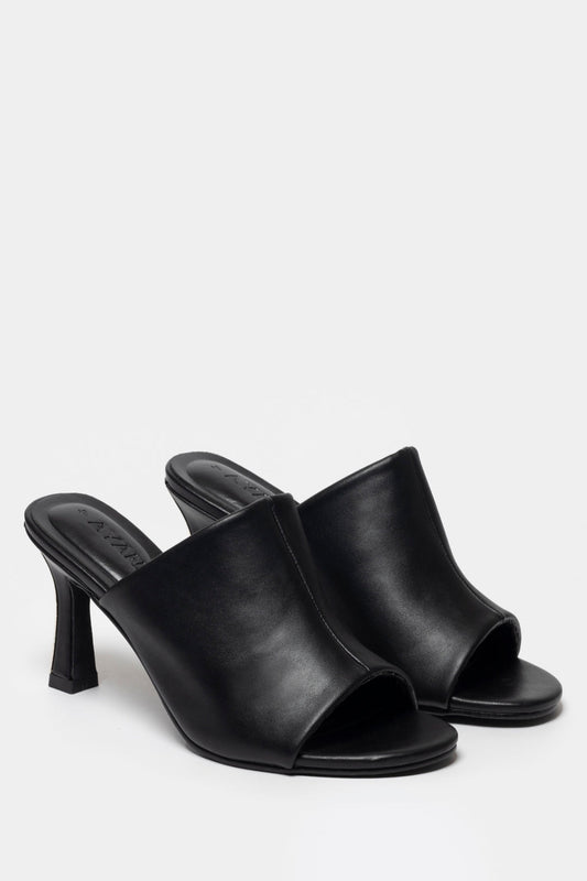 Elle Mule Heel _ 166590 _ Black Grindel
