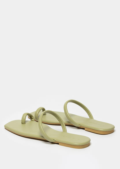 Fera Slide In Sandals _ 168070 _ Sage