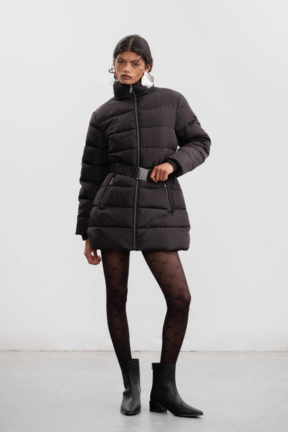 Naomi Belted Puffer Jacket