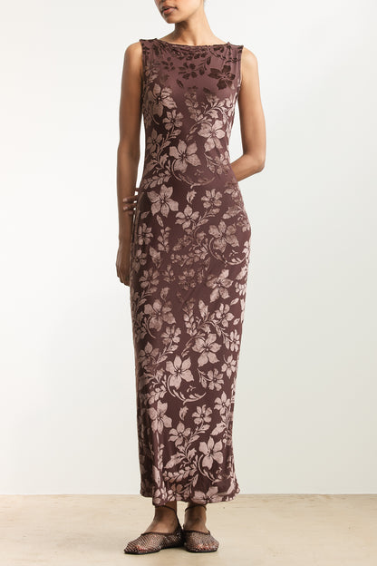 Nolwazi Textured Velour Dress