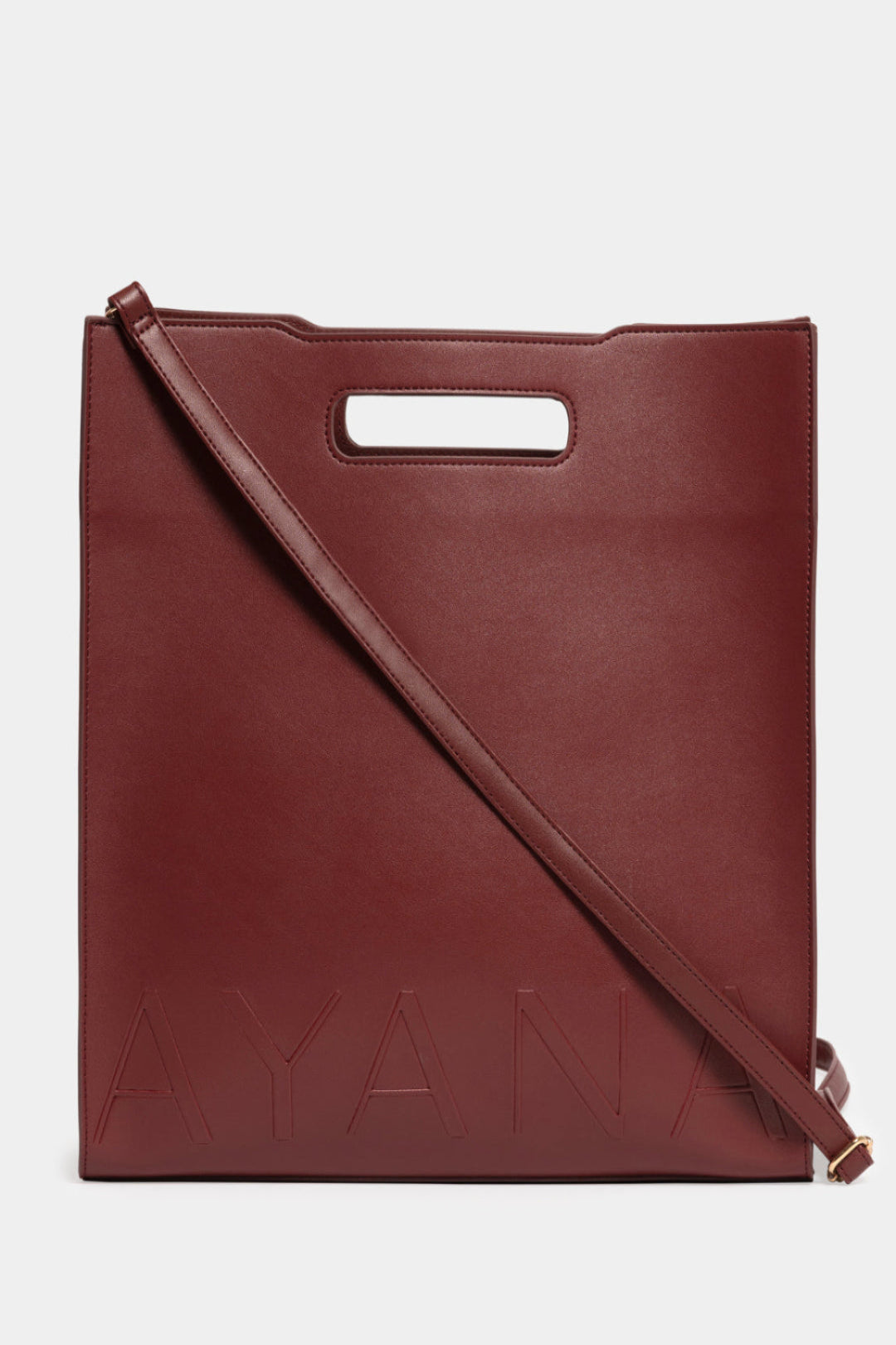 Nokwanda Embossed Bag _ 162060 _ Red