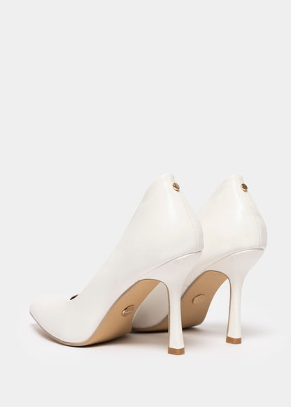 Kelly Court Heel _ 161614 _ Cream