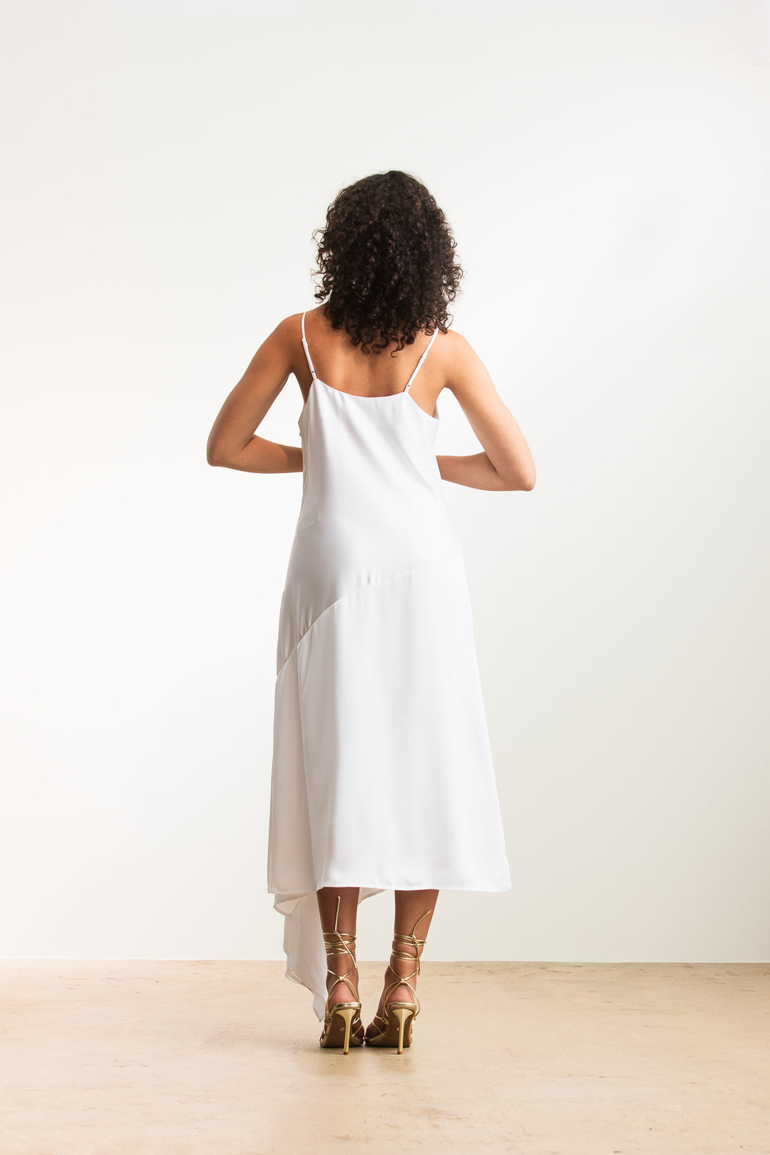 Alani Asymmetrical Slip Dress