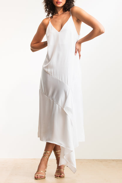Alani Asymmetrical Slip Dress