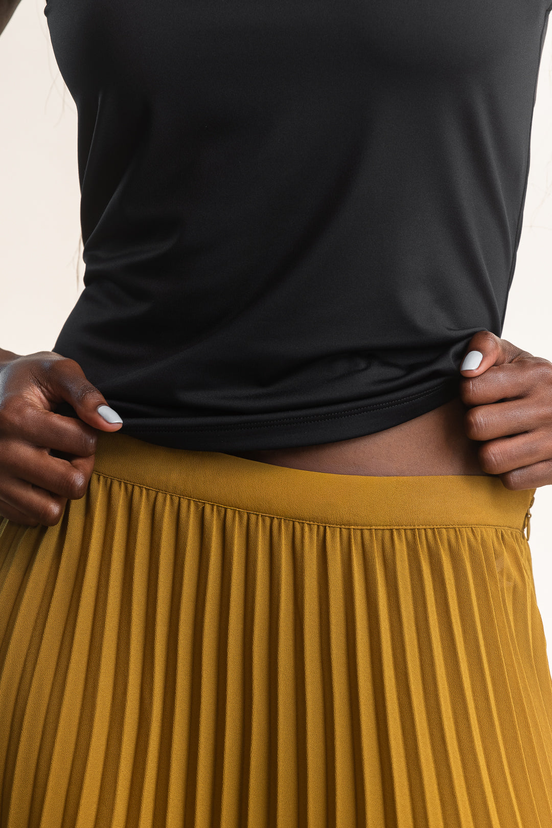 Karla Pleated Maxi Skirt – AYANA