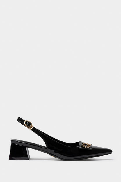 Daisy Slingback Chunky Heel