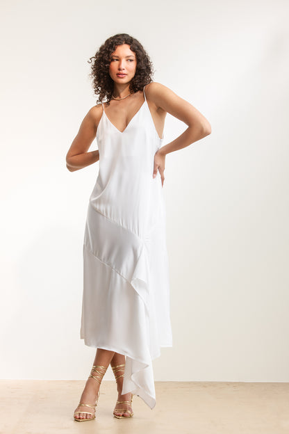 Alani Asymmetrical Slip Dress