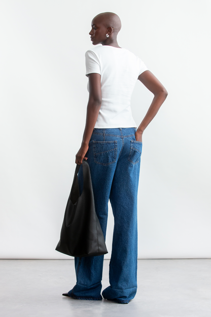 Courtney Rib T-Shirt _ 162435 _ White