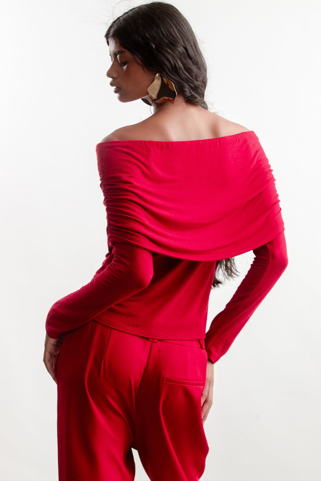 Mishca Off The Shoulder Top _ 157944 _ Red