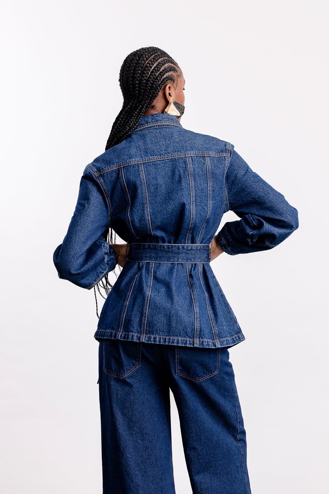 Avaria Longer Length Denim Jacket _ 163150 _ Navy