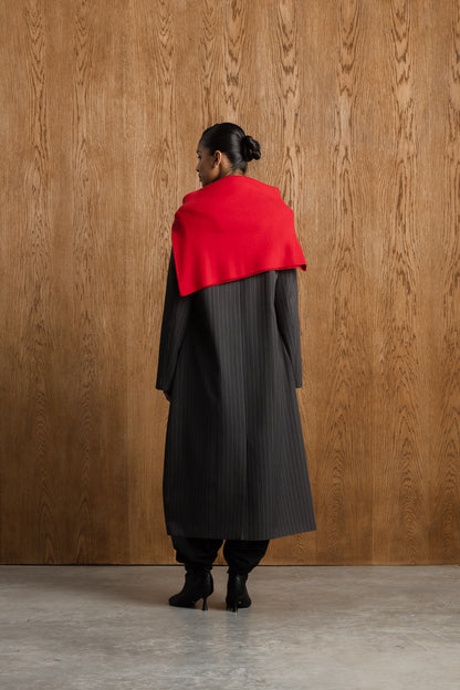 Mandisa Pin-Stripe Coat