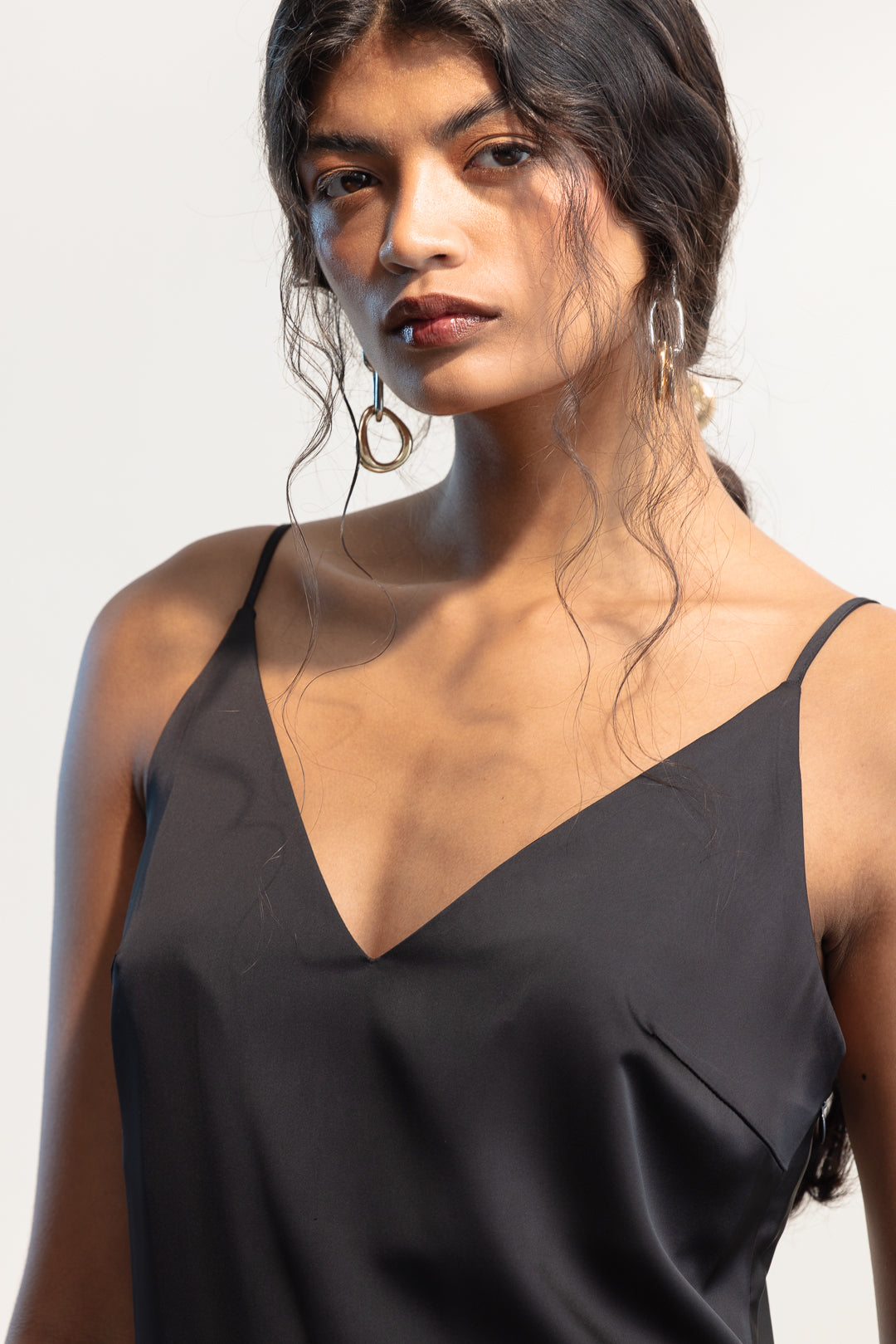 Alani Asymmetrical Slip Dress