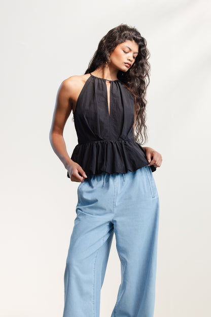 Keely Halter Neck Pelum Top