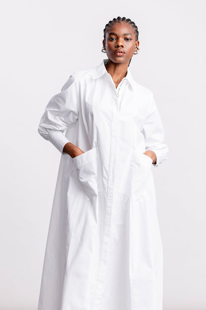 Sheri-Lee Shirt Dress _ 163381 _ White