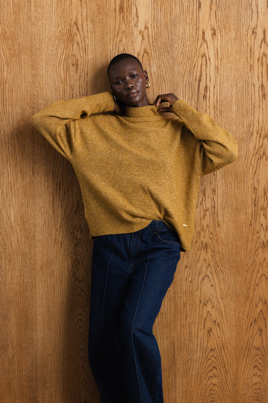 Sonya Boxy Turtle Neck