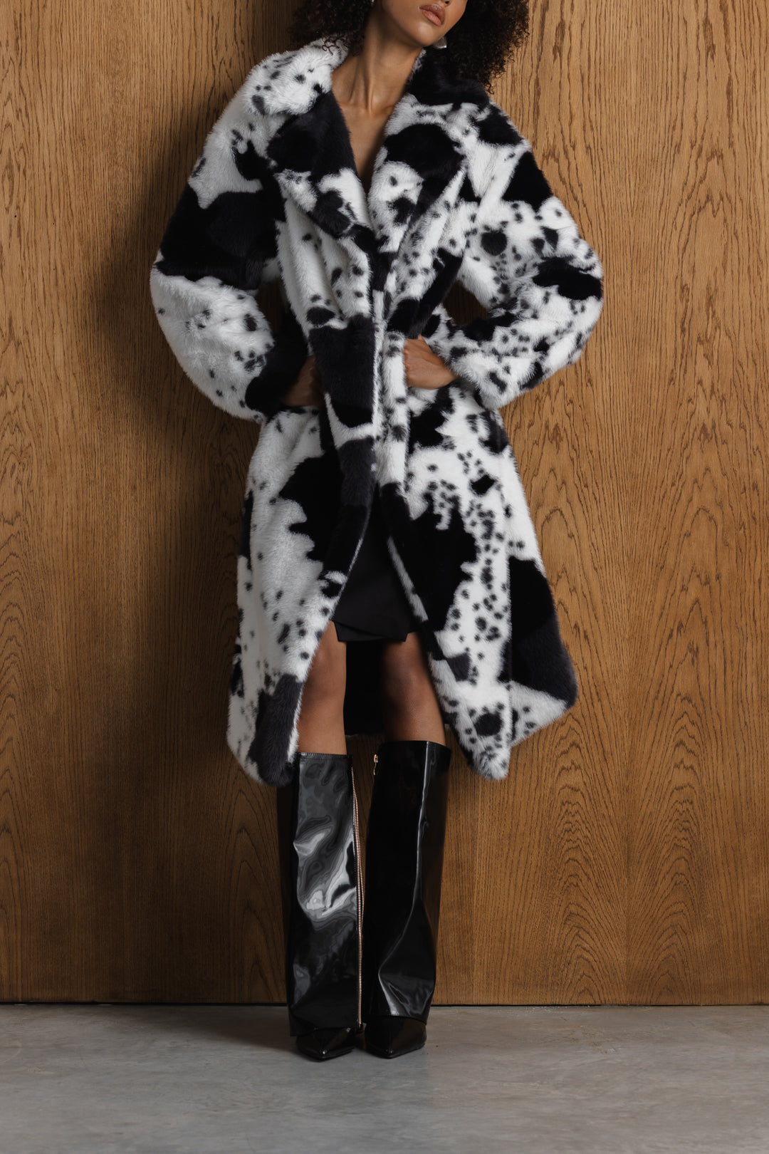 Ntsako Animal Print Fur Coat – AYANA