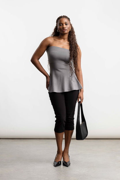 Andrea Pedal Pusher _ 170227 _ Black Texture