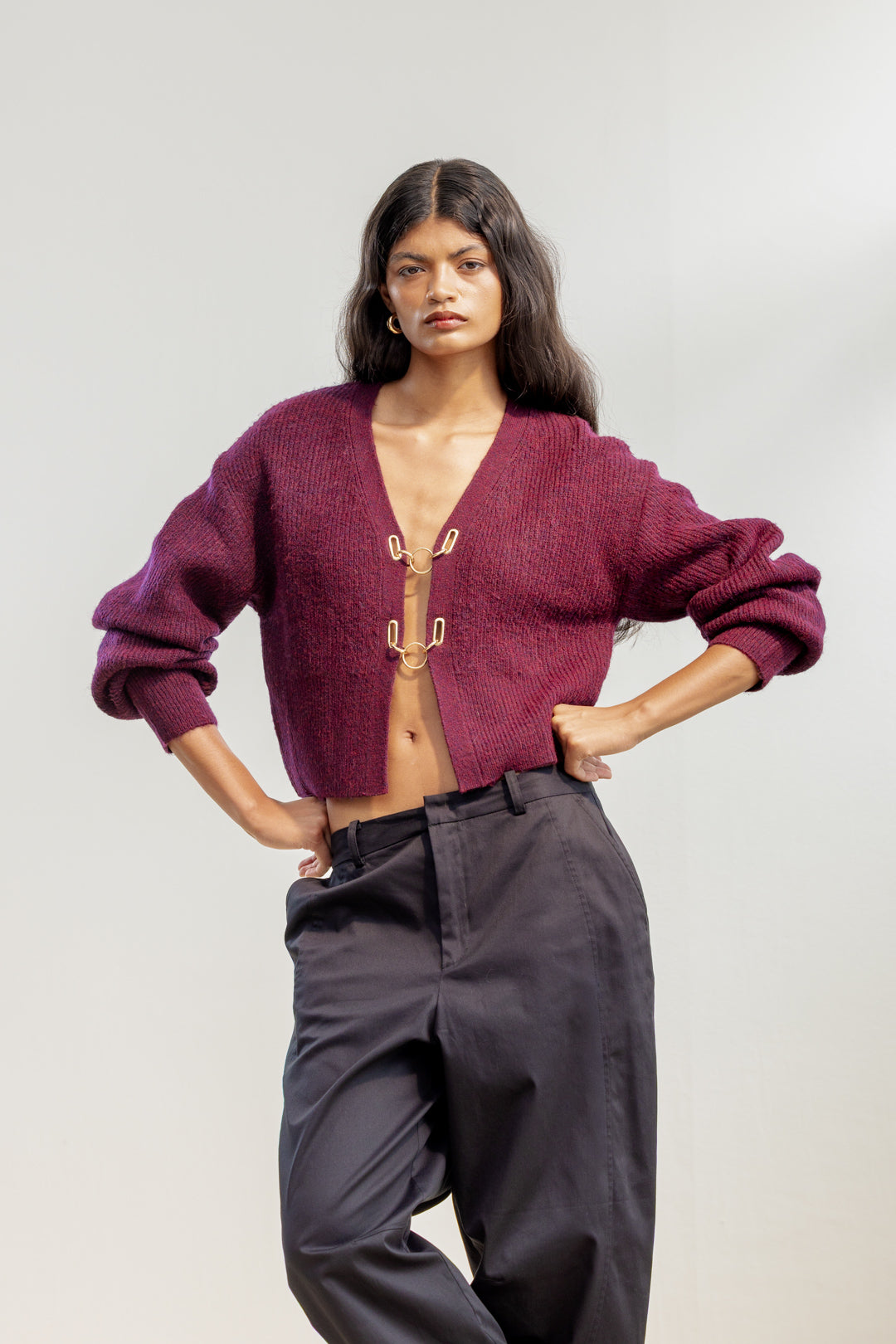 Oreratile Chain Detail Cardigan