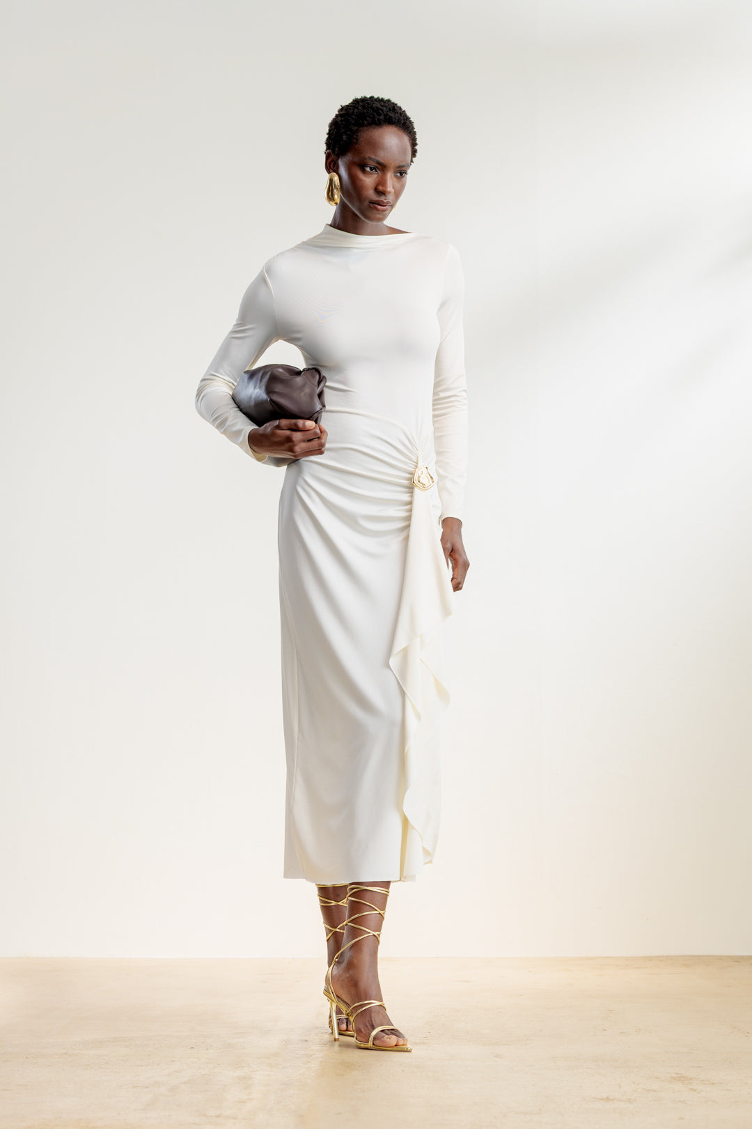 Tidimalo Draped Front Dress