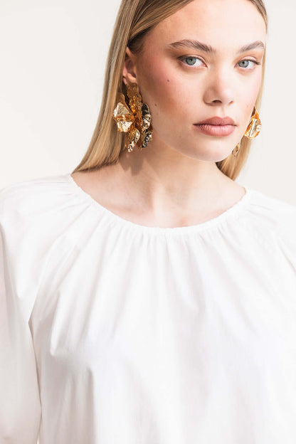 Christolene Keyhole Blouse