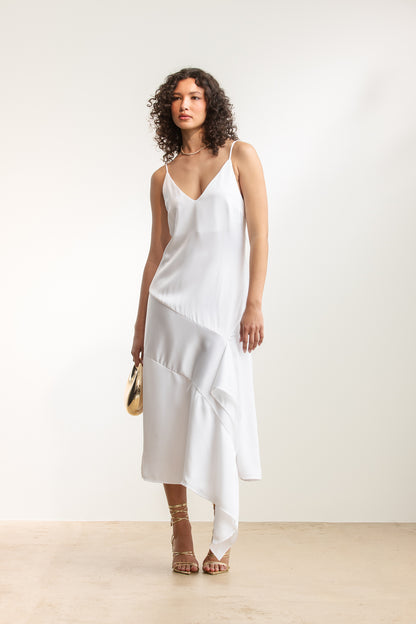 Alani Asymmetrical Slip Dress