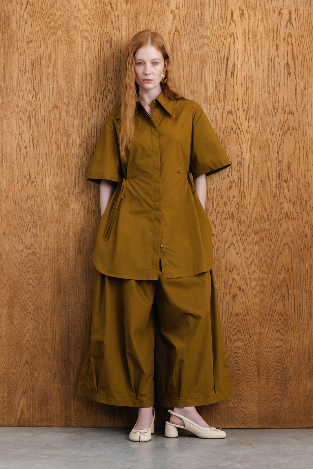 Kourtney Curved Hem Tunic Shirt