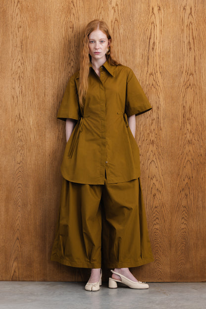 Kourtney Curved Hem Tunic Shirt