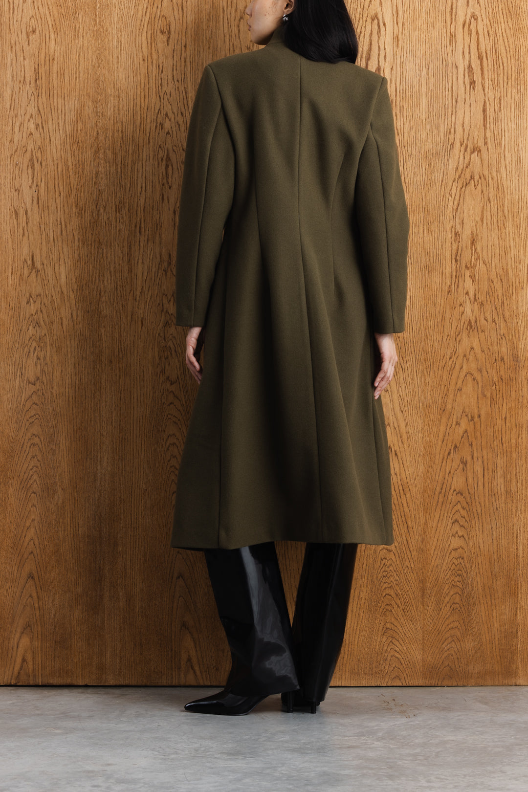 Maia High Collar Coat – AYANA