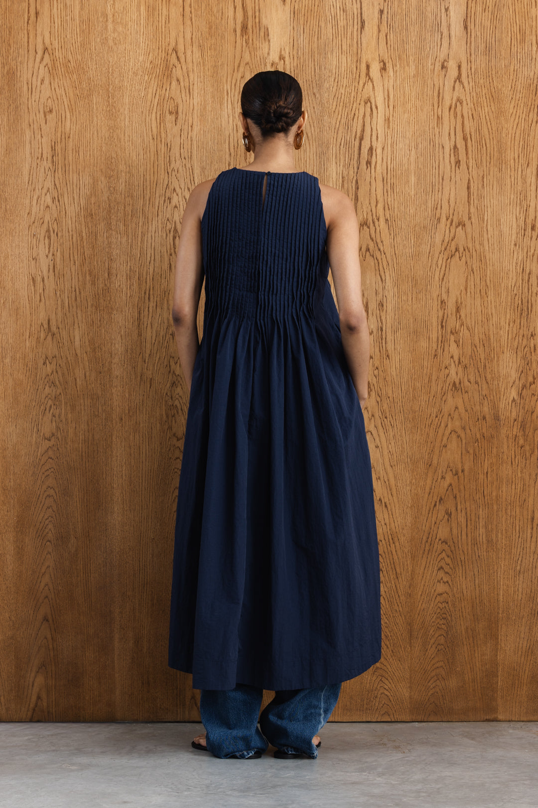 Milla Pleat Detail Midi