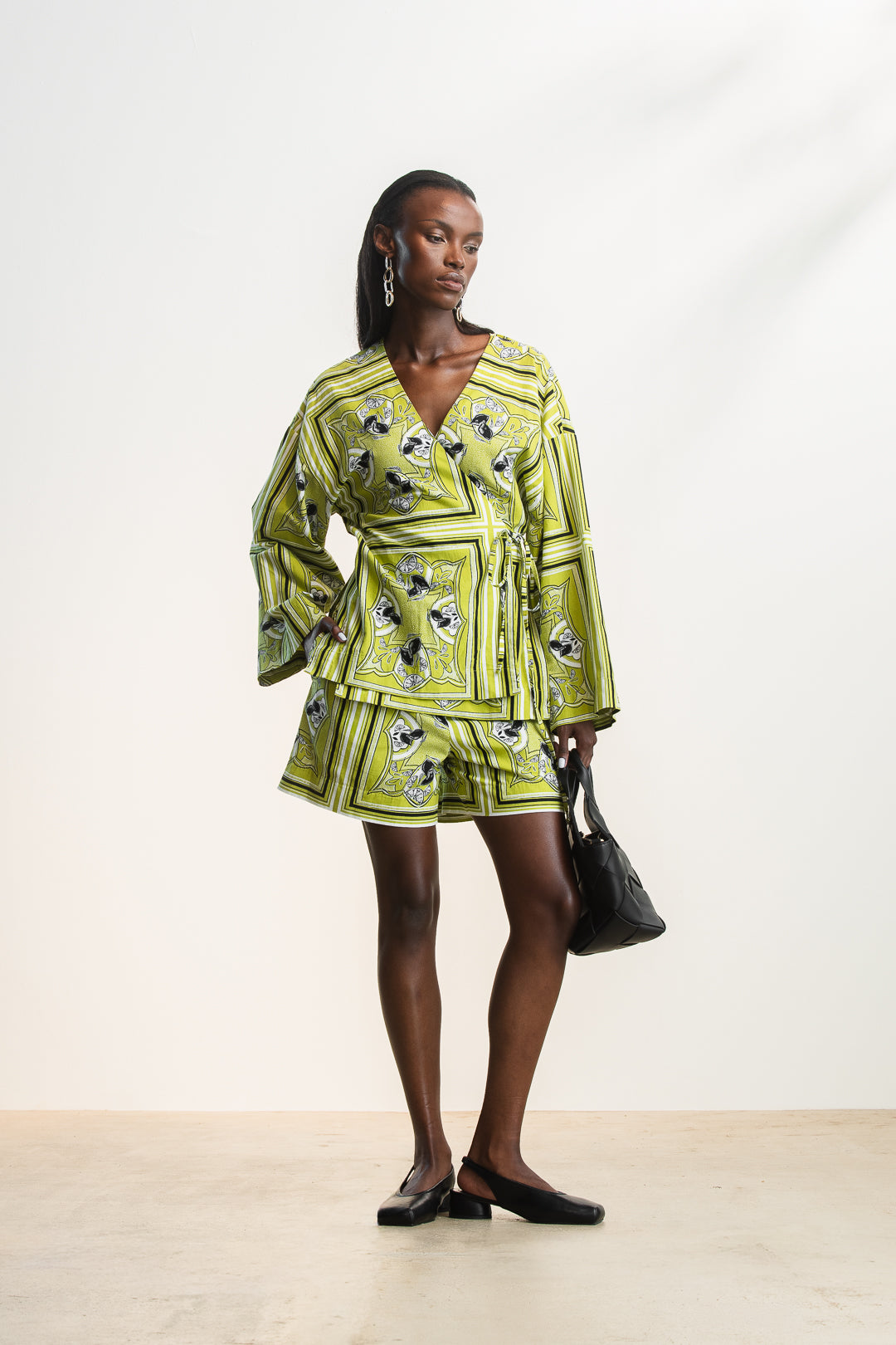 Lior Wrap Kimono Blouse