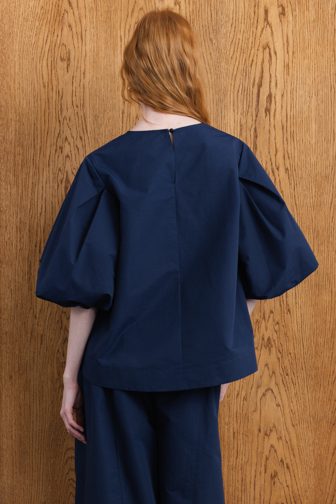 Nuru Technical Puff Sleeve Top