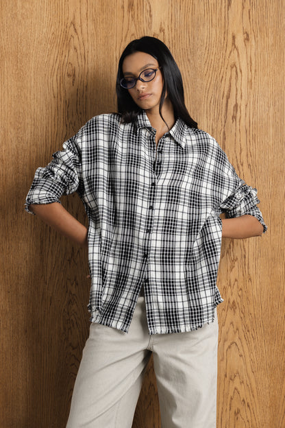 Chanté Raw Edge Ls Shirt