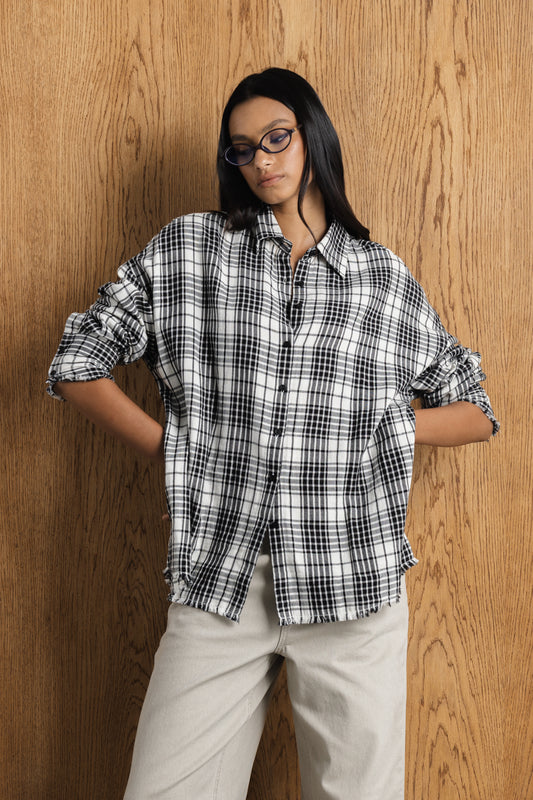 Chanté Raw Edge Ls Shirt