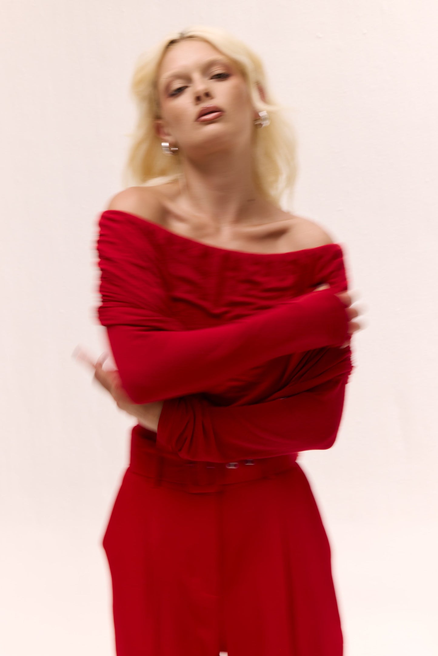 Mishca Off The Shoulder Top _ 157944 _ Red