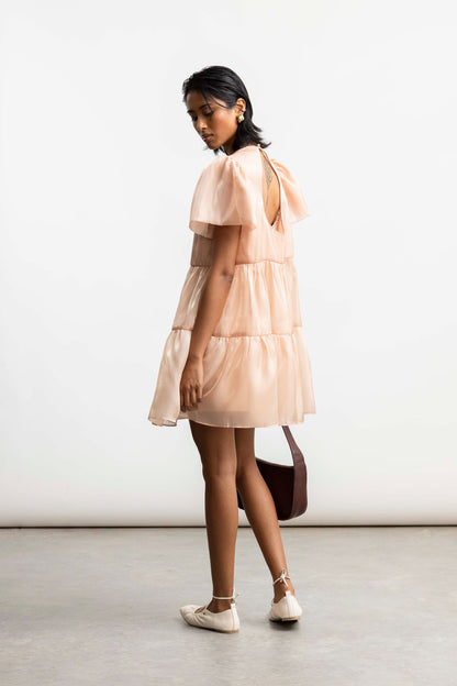 Anathi Babydoll Organzi Mini _ 165278 _ Stone