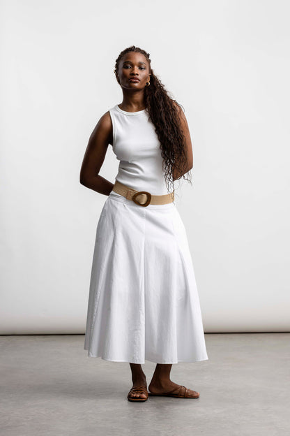 Lulama Aline Skirt _ 165995 _ White