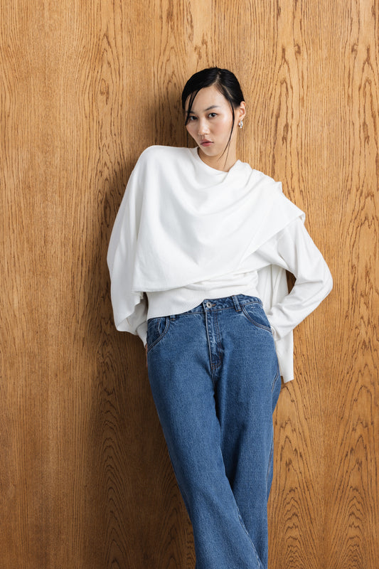 Kganya Scarf Detail Jumper