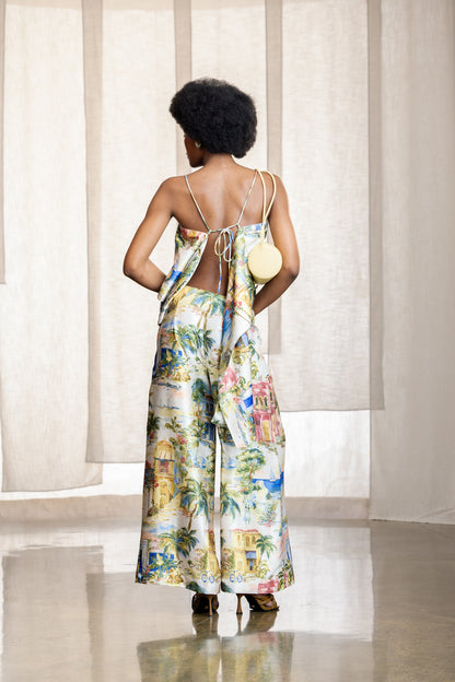 Olivia Soft Satin Wide Leg Pant